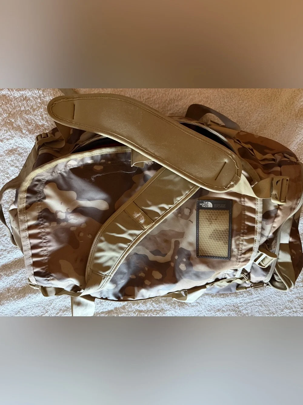 The North Face medium camo